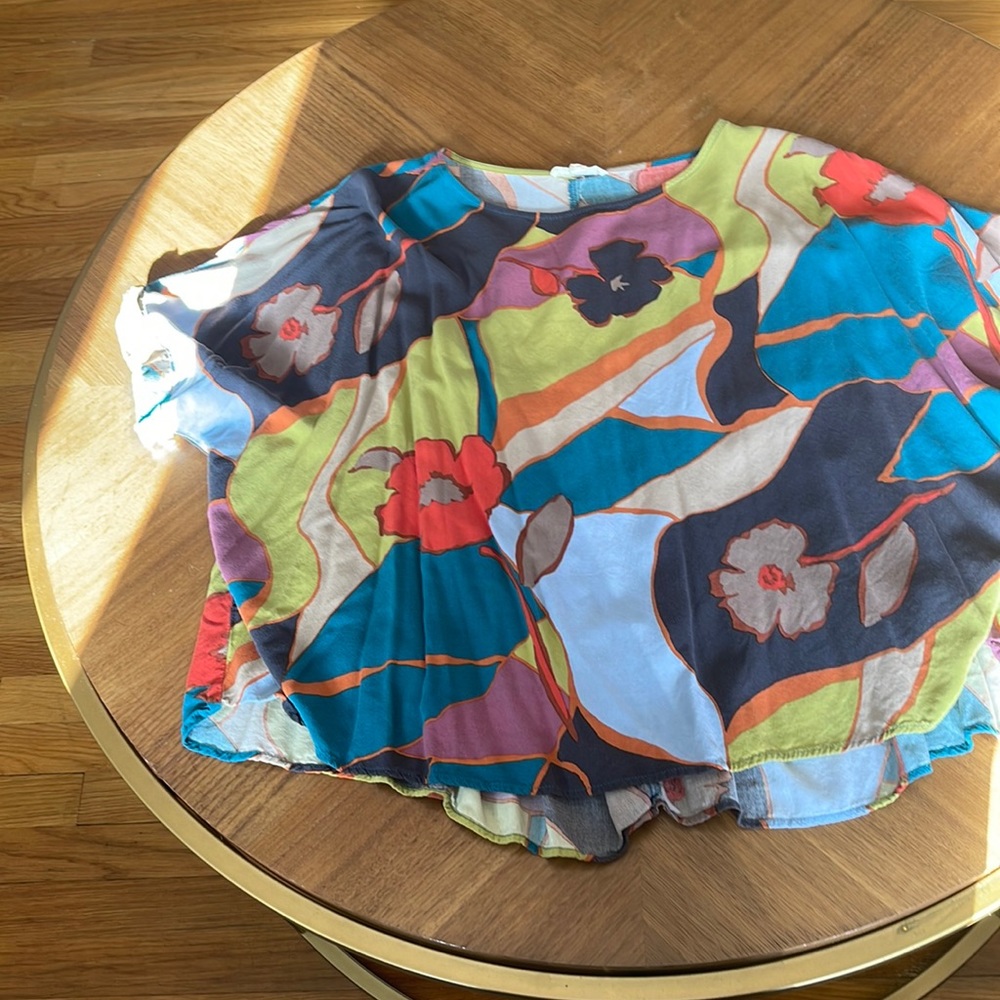 Printed tunic top
